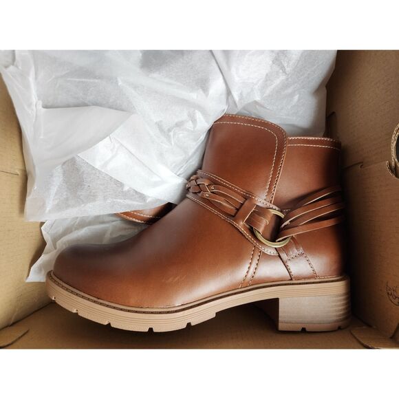 Clarks Hearth Kaylie Women’s Boots – Size 10 Side Zip Ankle Booties - Picture 9 of 11